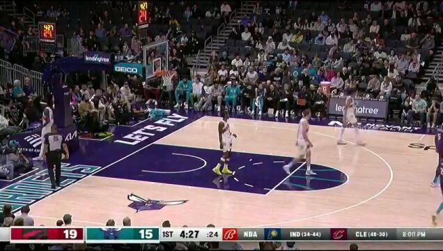 NBA常规赛：猛龙vs黄蜂第1节中文解说回放