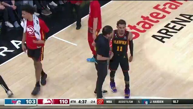 NBA常规赛：76人vs老鹰第4节中文解说回放