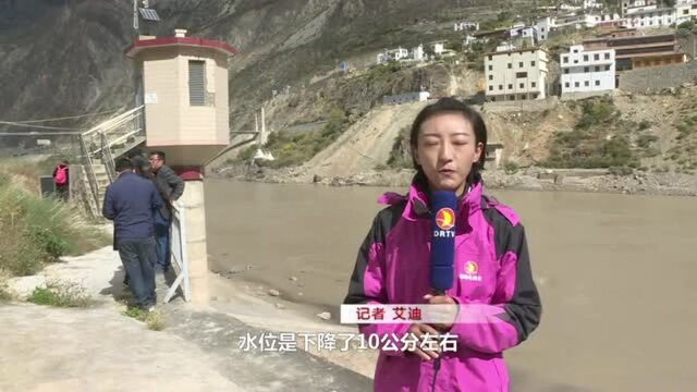 白格堰塞湖第二次堵塞,得荣县组织开展沿江应急疏散