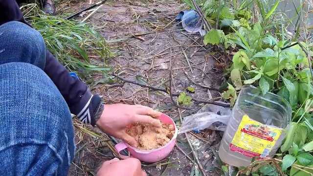 高手在民间,农村小伙子自制饵料,钓鱼效果还是不错的