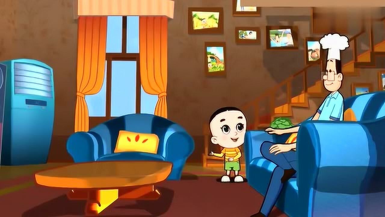 小头爸爸能将小苹果变成大苹果大头儿子非常的崇拜小头爸爸