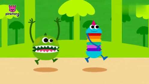 英语儿歌中文儿歌和动物宝贝们一起蹦蹦跳跳好开心