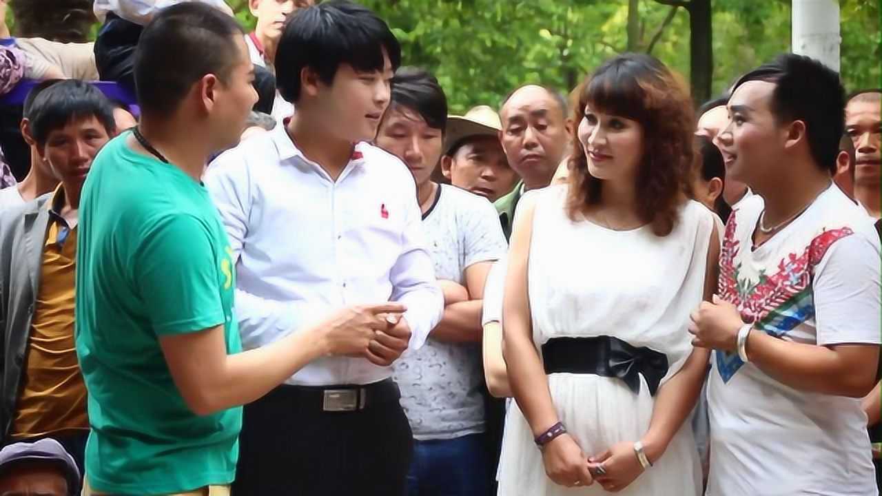 马丽波马艺杨帆小阿哥现场对唱云南山歌巧遇丽波马艺哥