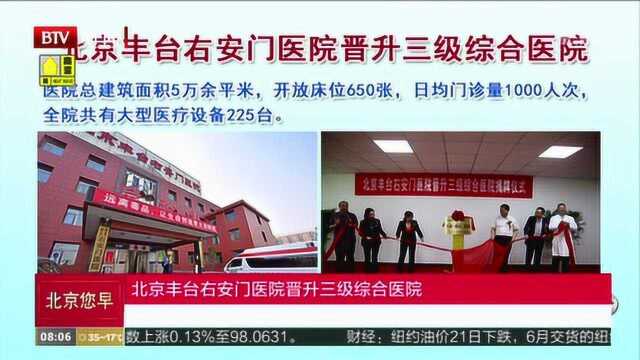 北京丰台右安门医院晋升三级综合医院