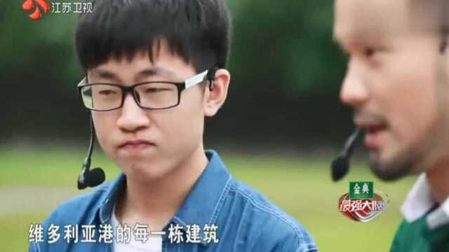 挑战者要挑战的内容,让人大开眼界,他要记住维多利亚港并画出来