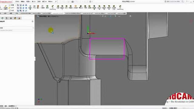 SolidCAM链结编辑、3D边界建立、操作/过程模板