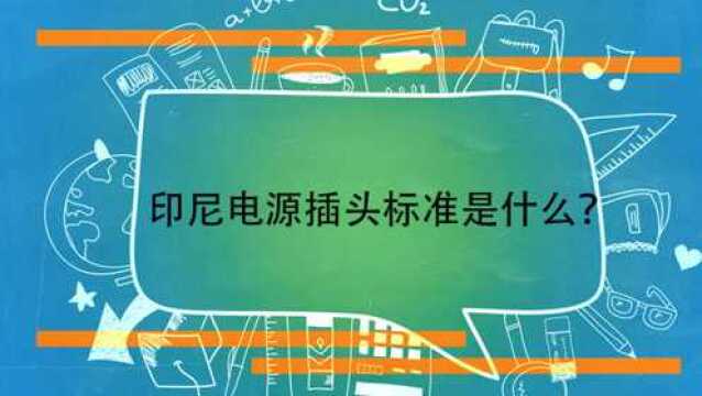 印尼电源插头标准是什么?