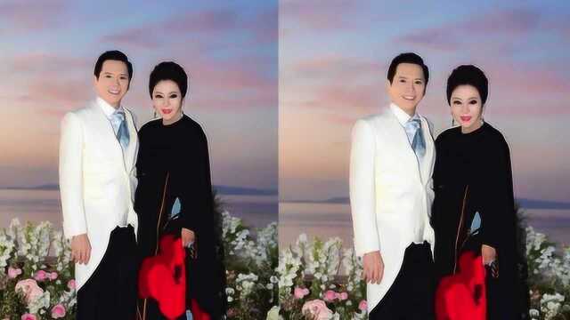 向太晒与老公合照庆祝结婚39年,称:明年就40年红宝石婚了