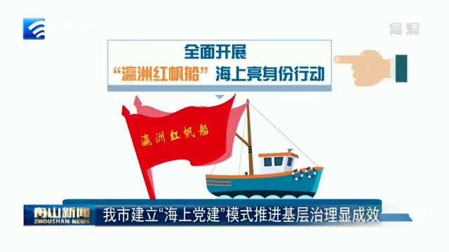 舟山市建立“海上党建”模式推进基层治理显成效