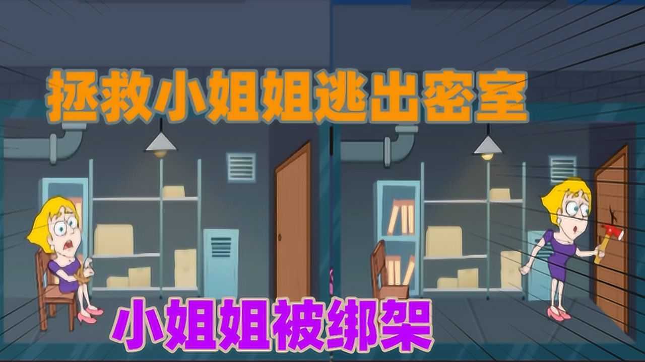 拯救小姐姐:可爱的小姐姐遭到绑架!帮助她逃出密室!重获自由!