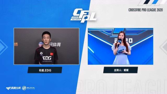 CFPL丨赛场直击:杜超.EDG:个人不喜欢打港口 主队适合选TD