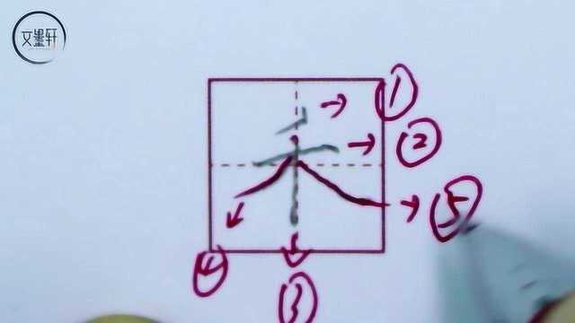 文墨轩:硬笔书法练字教程常用字后的写法及应用