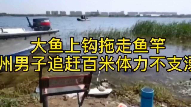 悲剧!大鱼上钩拖走鱼竿,郑州男子追赶百米体力不支溺亡!