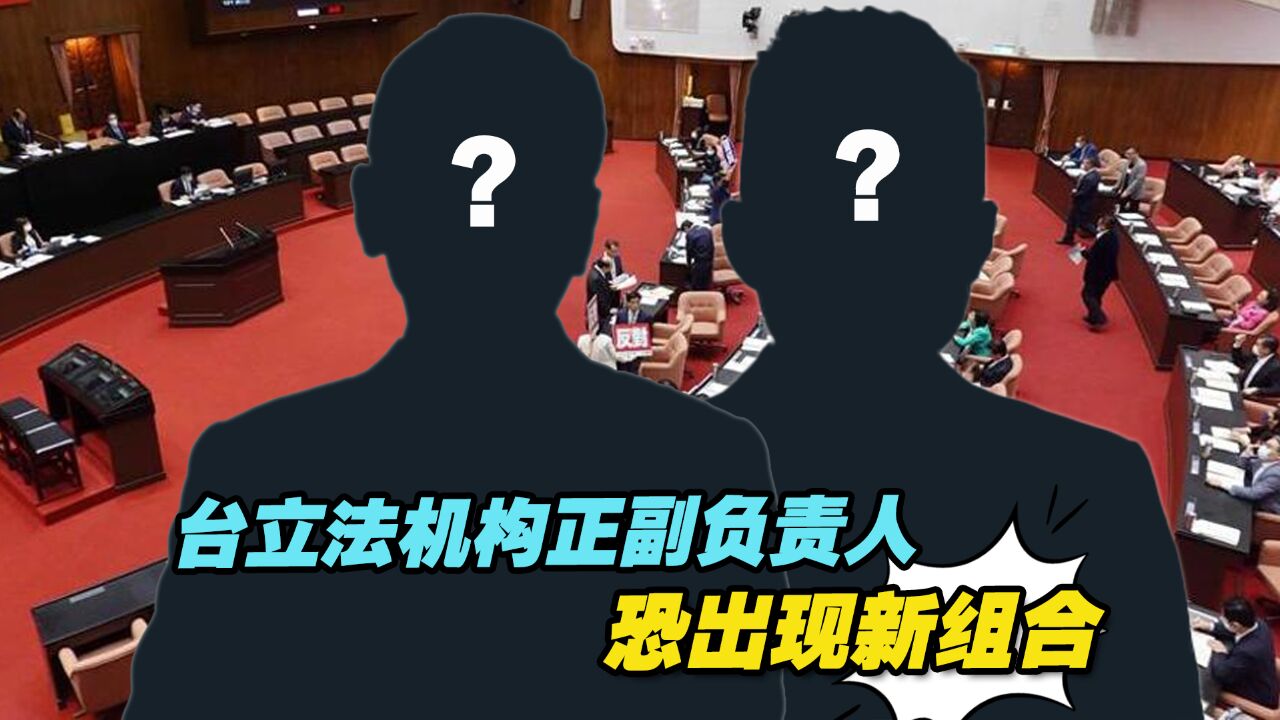 台湾民众党举棋不定,台立法机构正副负责人恐出现新组合