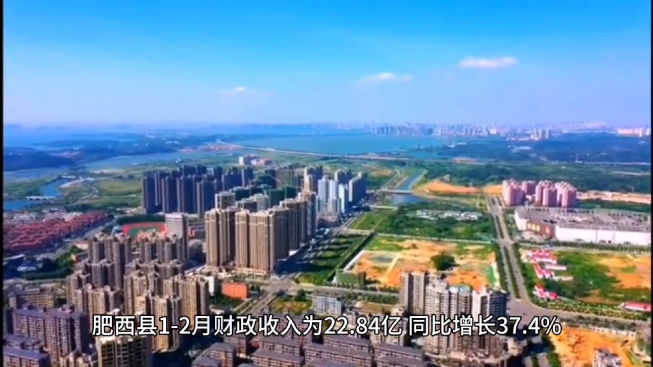 2024年12月合肥各地财政收入表现,肥西总量领跑,包河增速出色