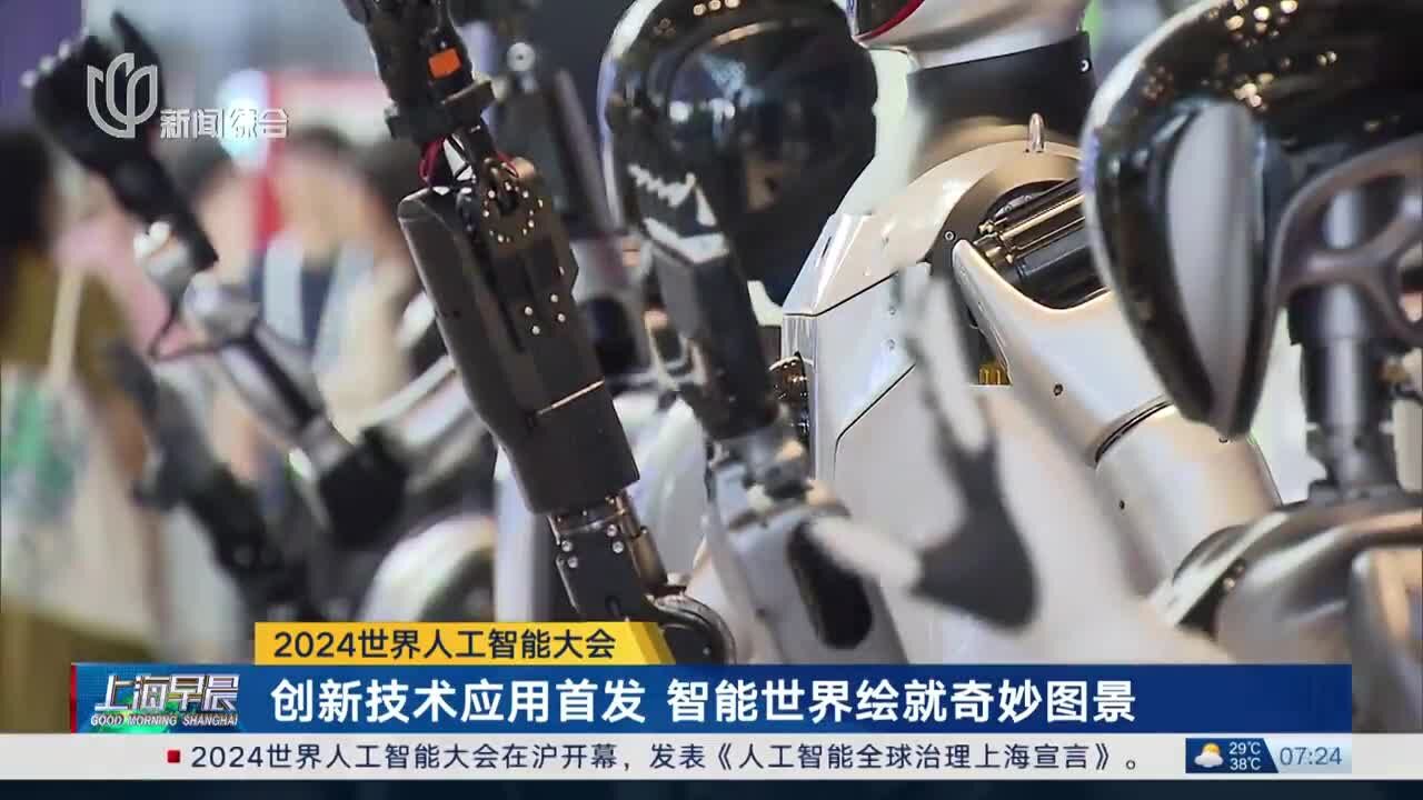 2024世界人工智能大会 创新技术应用首发 智能世界绘就奇妙图景