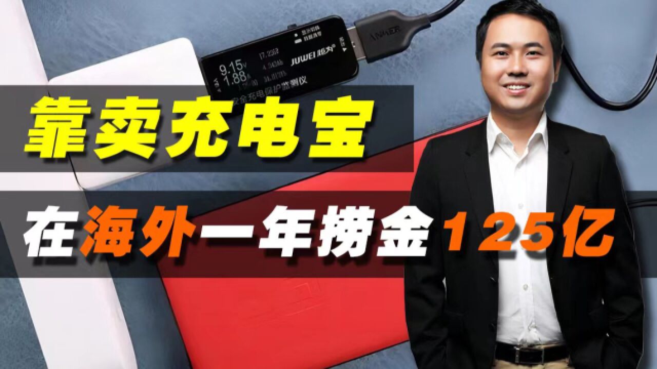 低调的出海巨头,靠卖充电宝,海外一年捞金125亿