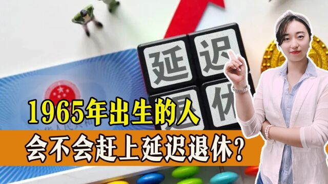 1965年出生,会被延迟退休吗?若延迟,退休金会有影响吗?