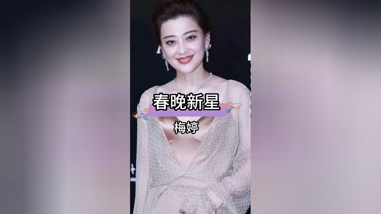 春晚女孩梅婷,30年后事业家庭双丰收,令人羡慕