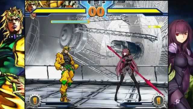 影之国女王斯卡哈 VS JOJO大魔头迪奥