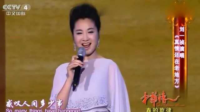 歌手刘一祯演唱《真情还在老地方》黄莺出谷,真好听