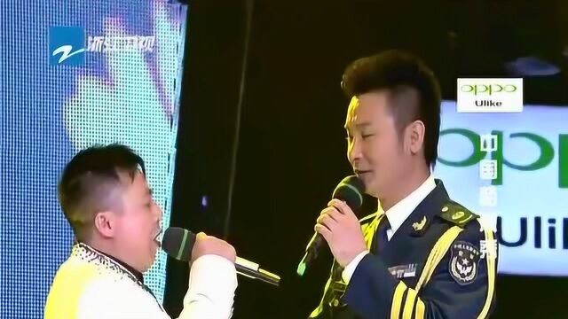 刘和刚和豆芽哥张友全演唱《儿行千里》,声线悦耳动听