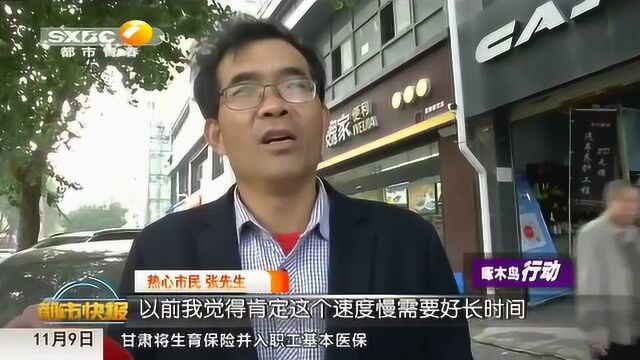 市民体验“啄木鸟” 3小时成功上报2件获4分