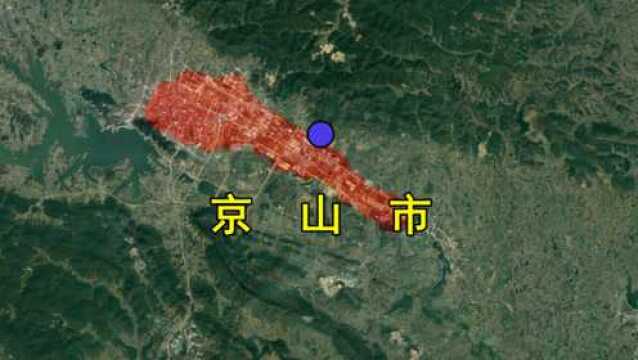 湖北京山——地图看城市建设发展历程