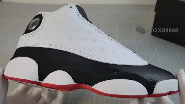 关于我的卖的Air Jordan 13 熊猫 特供版 真假对比讲解区别在哪