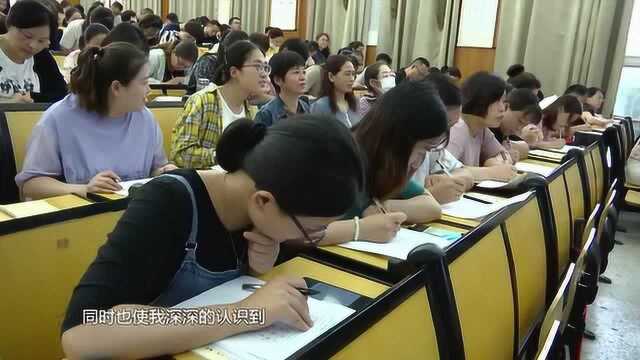 砀城第一小学举行师德师风主题教育硬笔书法比赛