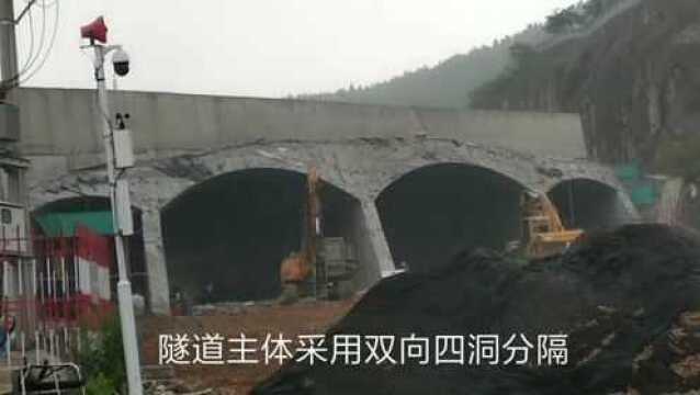 穿越千年古战场九里山的襄王路隧道就要完工了,长啥样?