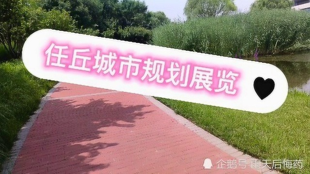 任丘城市规划展览景色