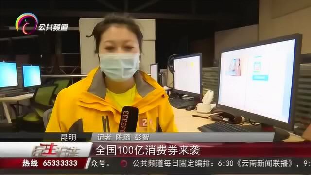 全国100亿消费券来袭