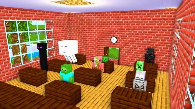 Minecraft动画:怪物学校 格兰尼监狱逃生挑战