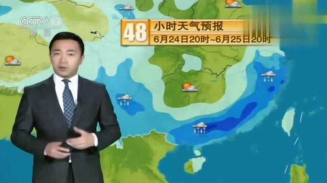 天气预报:6月24日30日未来一周,海口出现最长时间的高温