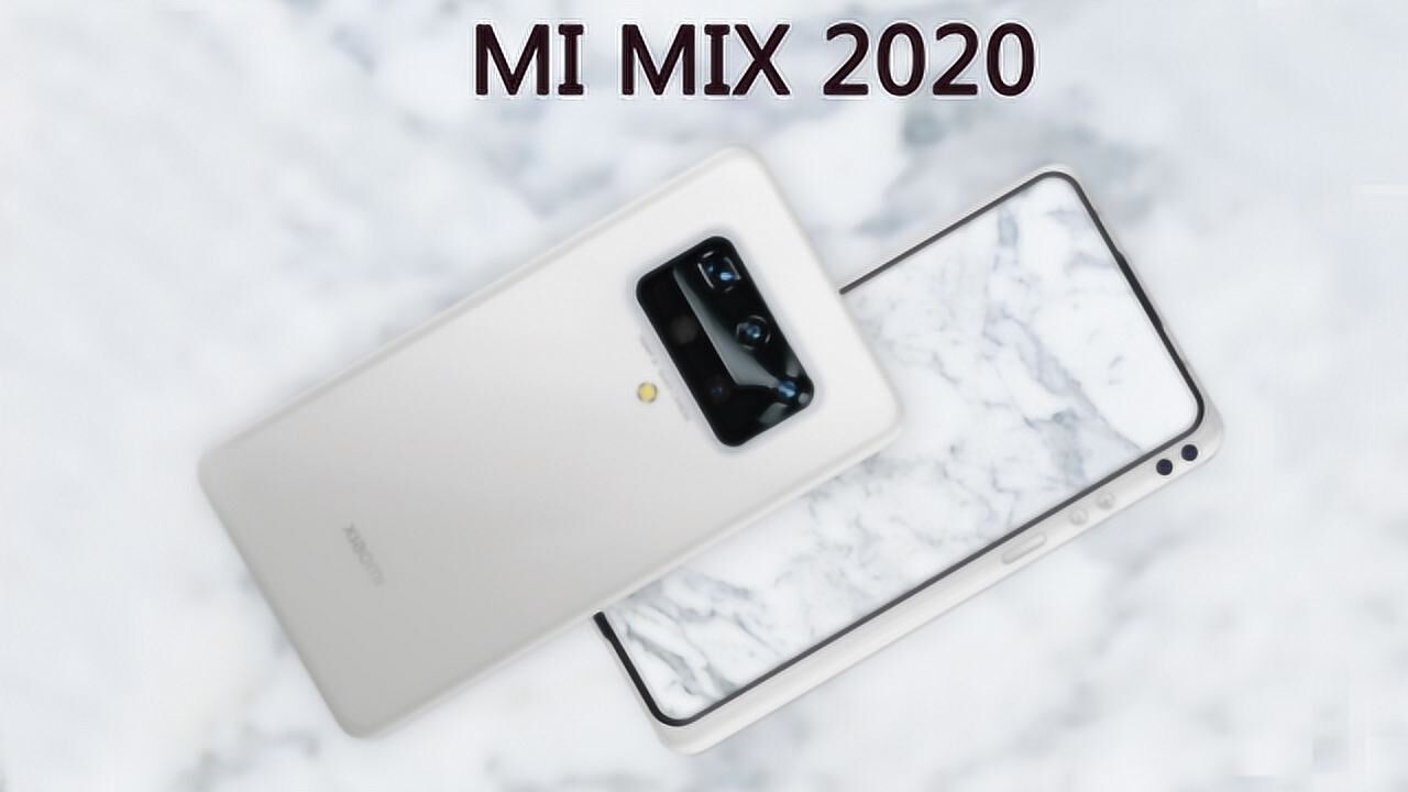 小米MIX 2020渲染图曝光:侧边前摄+实体按键,大胆前卫