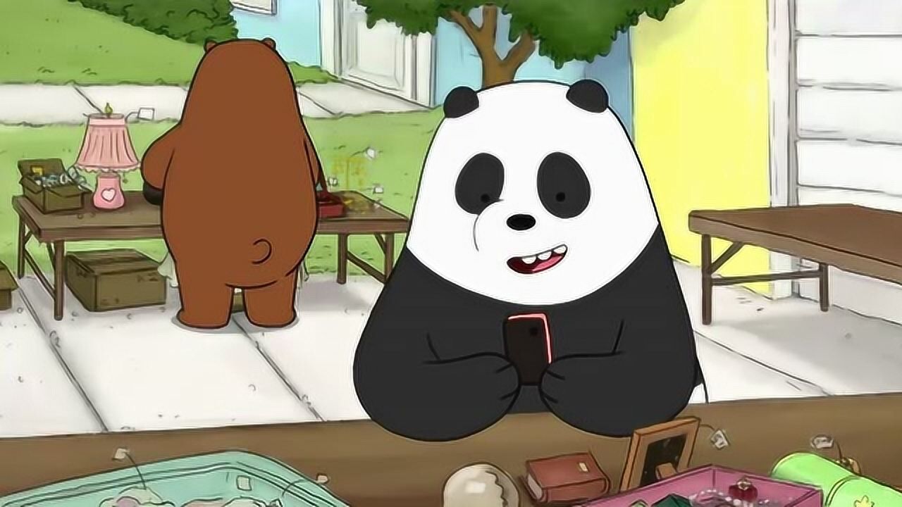 咱们裸熊胖达居然恋爱了白熊穿上衣服后立马脱掉