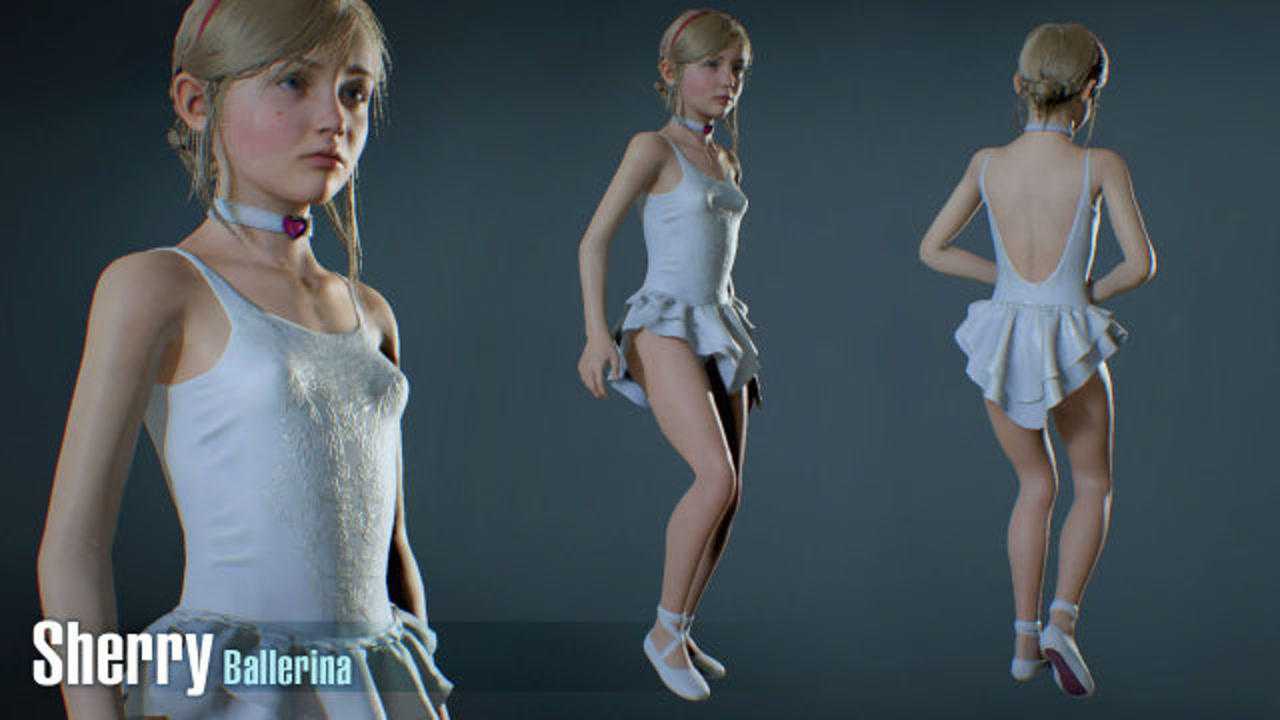 Sherry Birkin Resident Evil Remake Nude Mod Shewes Hot Sex Picture