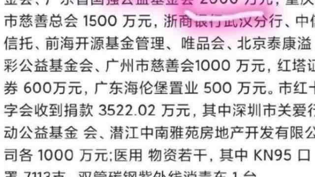 名不经传,张庭捐款2000万,他直接豪捐1.5亿