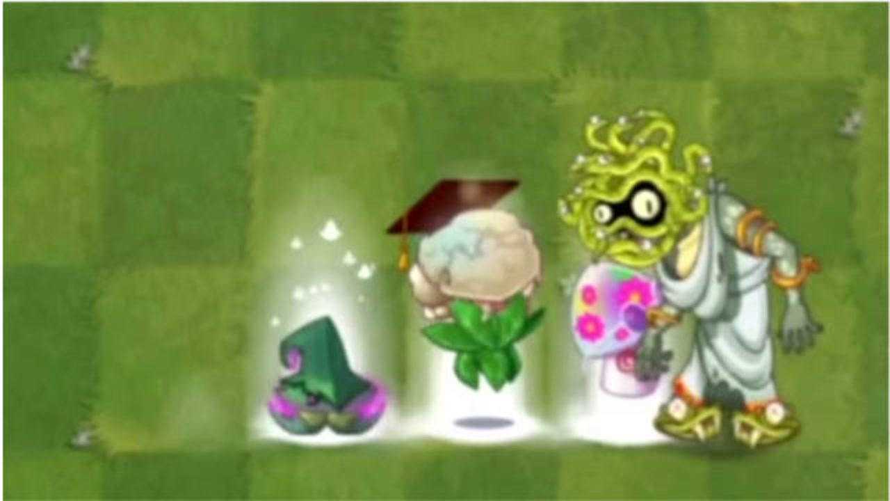 植物大战僵尸这个美杜莎僵尸竟然想迷惑我的植物