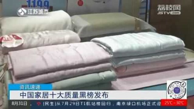 中国家居十大质量黑榜发布!无印良品、水星家纺、小米卫浴等上榜