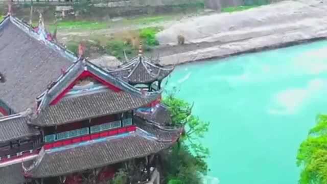 无人机拍下的都江堰全景,看到这画面,这真的不愧是震惊世界的!