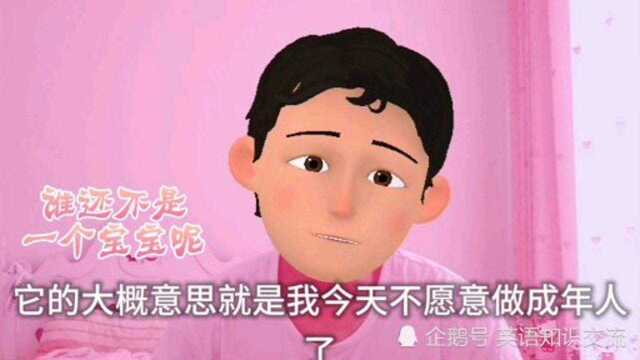 美国人天天说的I can't adult today,看完秒懂,值得