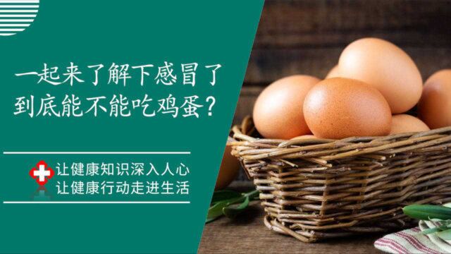 感冒了到底能不能吃鸡蛋?鸡蛋是发物吗?会加重病情吗?今天就来了解一下