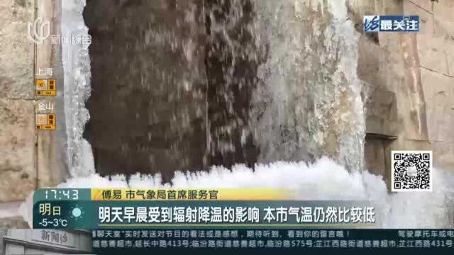 受冷高压控制 上海“解冻”过程缓慢