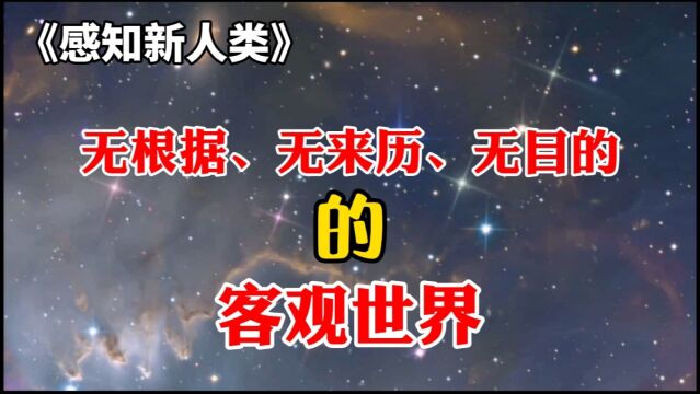 《感知新人类》:无根据、无来历、无目的的客观世界