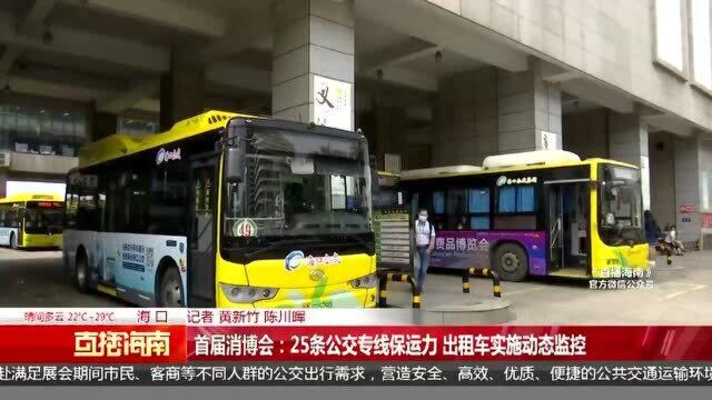 首届消博会:25条公交专线保运力 出租车实施动态监控