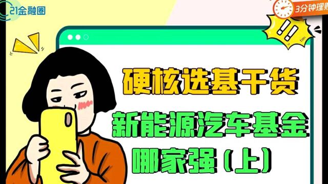 硬核选基:新能源汽车基金哪家强?(上)