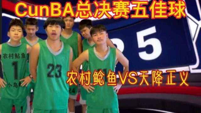 国宝vs天舒总决赛五佳球:这不比nba精彩?