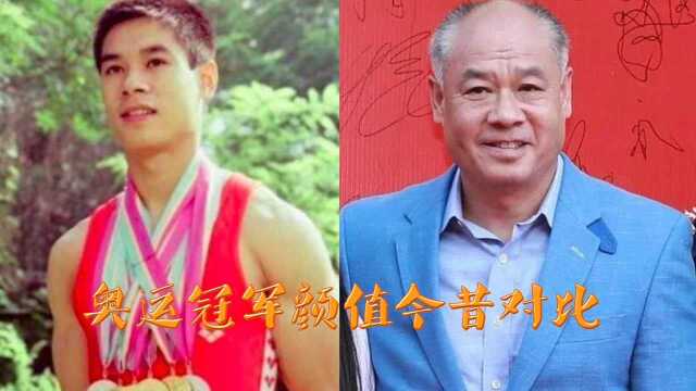 奥运冠军颜值今昔对比,李宁秃顶白发老态尽显,41岁体操公主“神颜”不改 #奥运视频征稿活动#